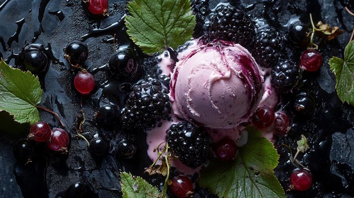 Hvorfor smager solbær sorbet godt?